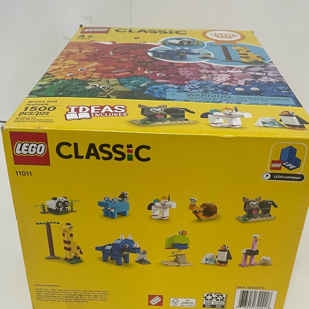 LEGO Classic Set 11011 1500 Pieces Bricks and Animals NEW - Picture 4 of 10